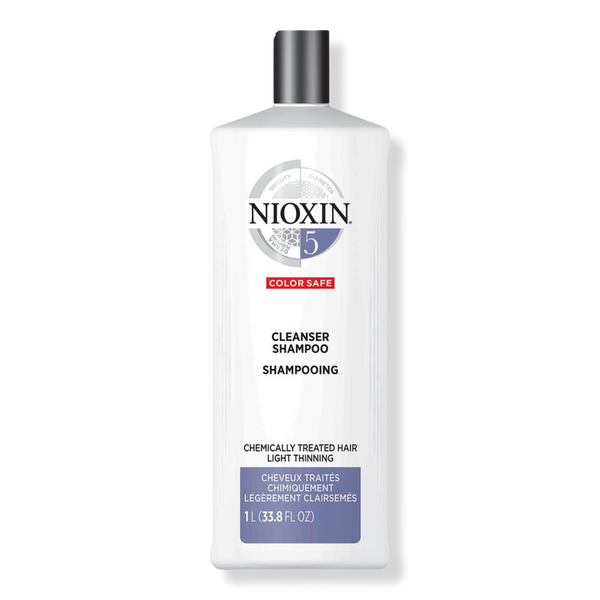 Nioxin Cleanser Shampoo System 5 for Chemically Treated/Bleached Hair/Normal to Light Thinning