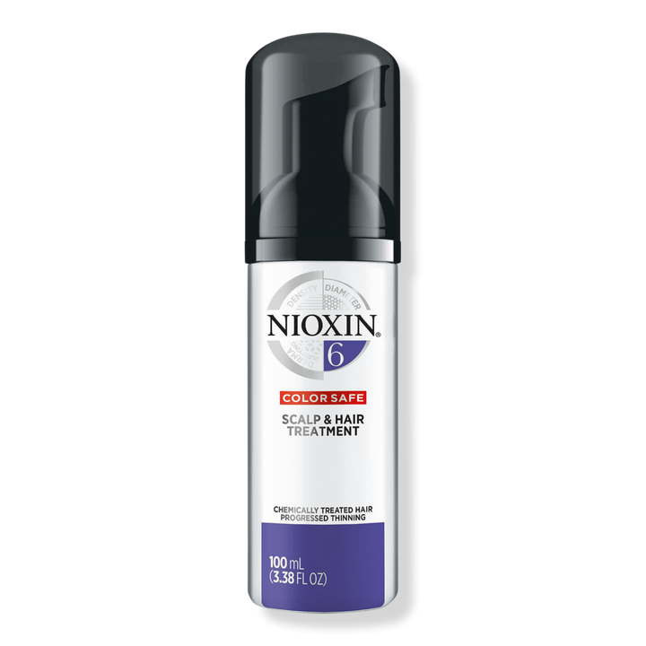 Nioxin Scalp and Hair Leave-In Treatment System 6 for Chemically Treated Hair/Progressed Thinning (3.4 oz)