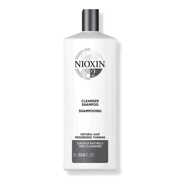 Nioxin Cleanser Shampoo System 2  for Fine/Progressed Thinning, Natural Hair