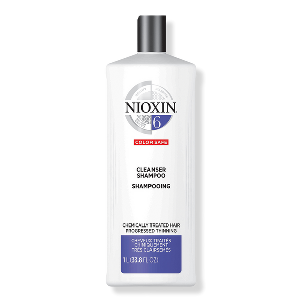 Nioxin Cleanser Shampoo System 6 for Chemically Treated/Bleached Hair/Progressed Thinning