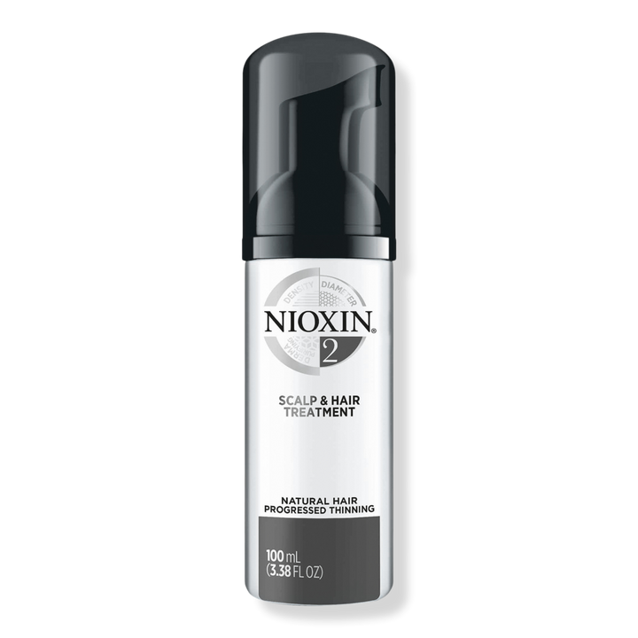 Nioxin Scalp and Hair Leave-In Treatment System 2 for Fine/Progressed Thinning, Natural Hair