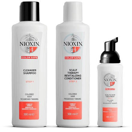 Nioxin Hair Care Kit System 4 for Color Treated Hair with Progressed Thinning
