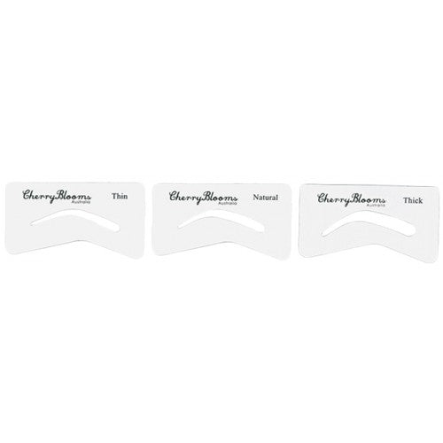 Cherry Blooms Mineral Fiber Brow Kit with Stencils (Latte-Light Beige)