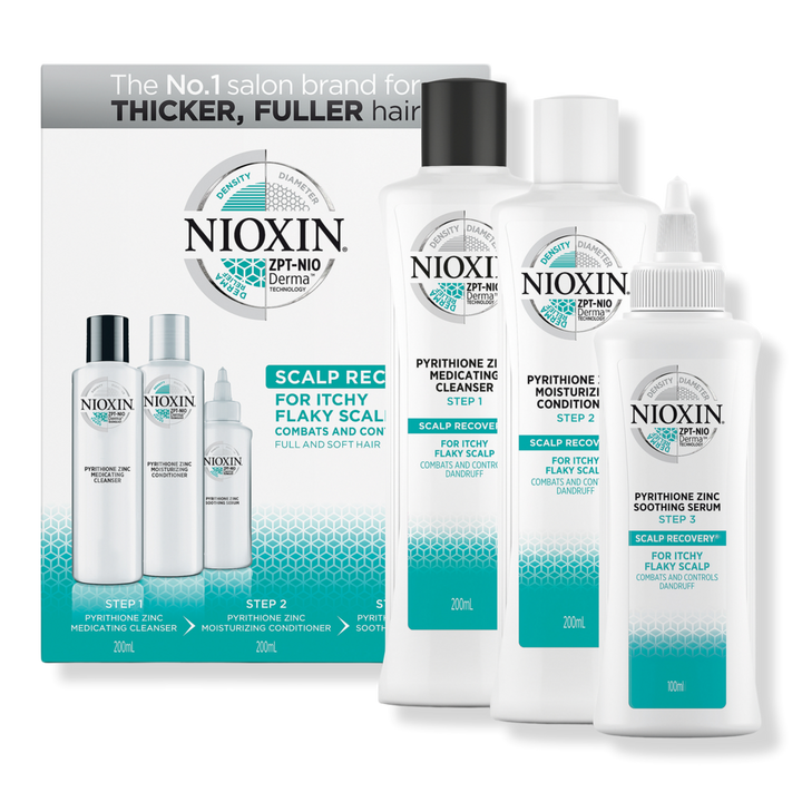 Nioxin Scalp Recovery Kit for itchy, Flaky Scalp, 100% Dandruff Elimination