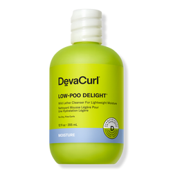DevaCurl Low-Poo Delight Mild Lather Cleanser for Lightweight Moisture
