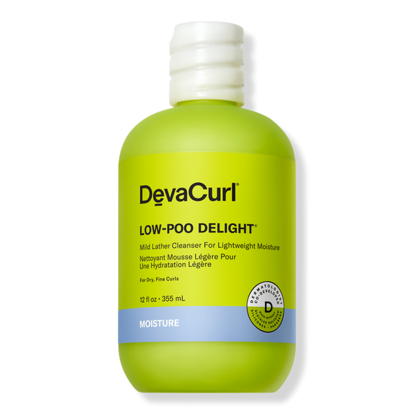 DevaCurl Low-Poo Delight Mild Lather Cleanser for Lightweight Moisture