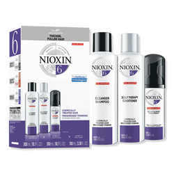 Nioxin Hair Care Kit System 6 for Chemically Treated Hair with Progressed Thinning