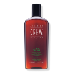 American Crew 3-In-1 Tea Tree Shampoo, Conditioner and Body Wash