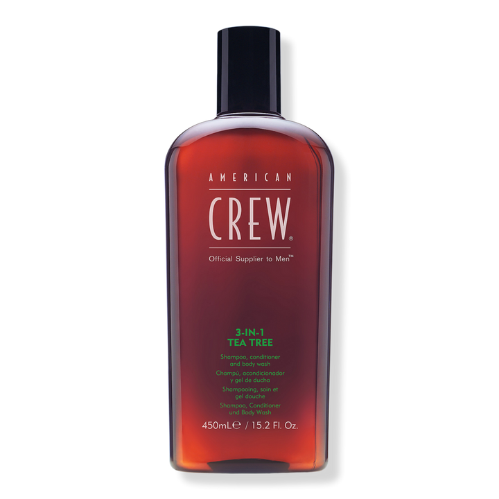 American Crew 3-In-1 Tea Tree Shampoo, Conditioner and Body Wash